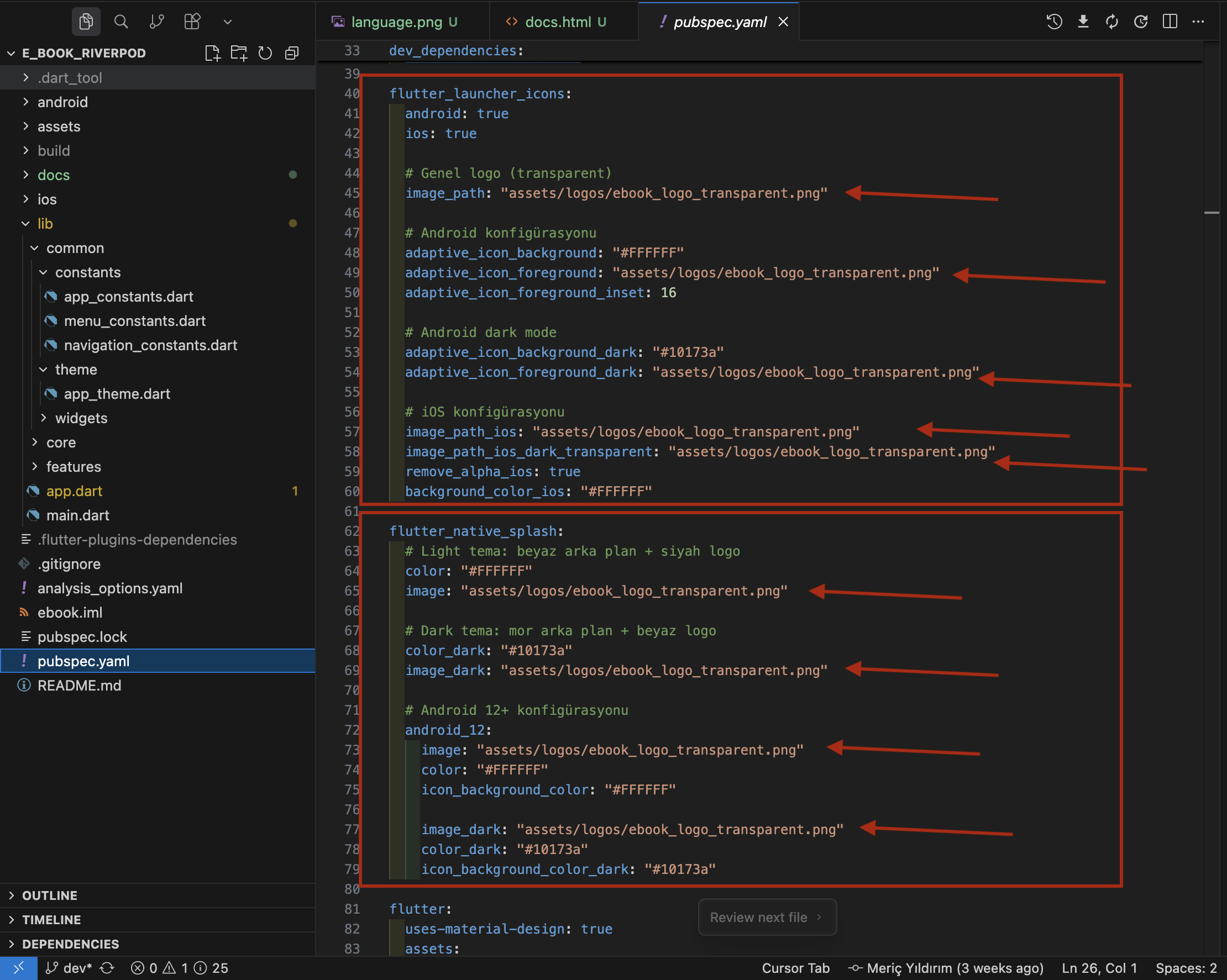 App Icons and Splash Screen