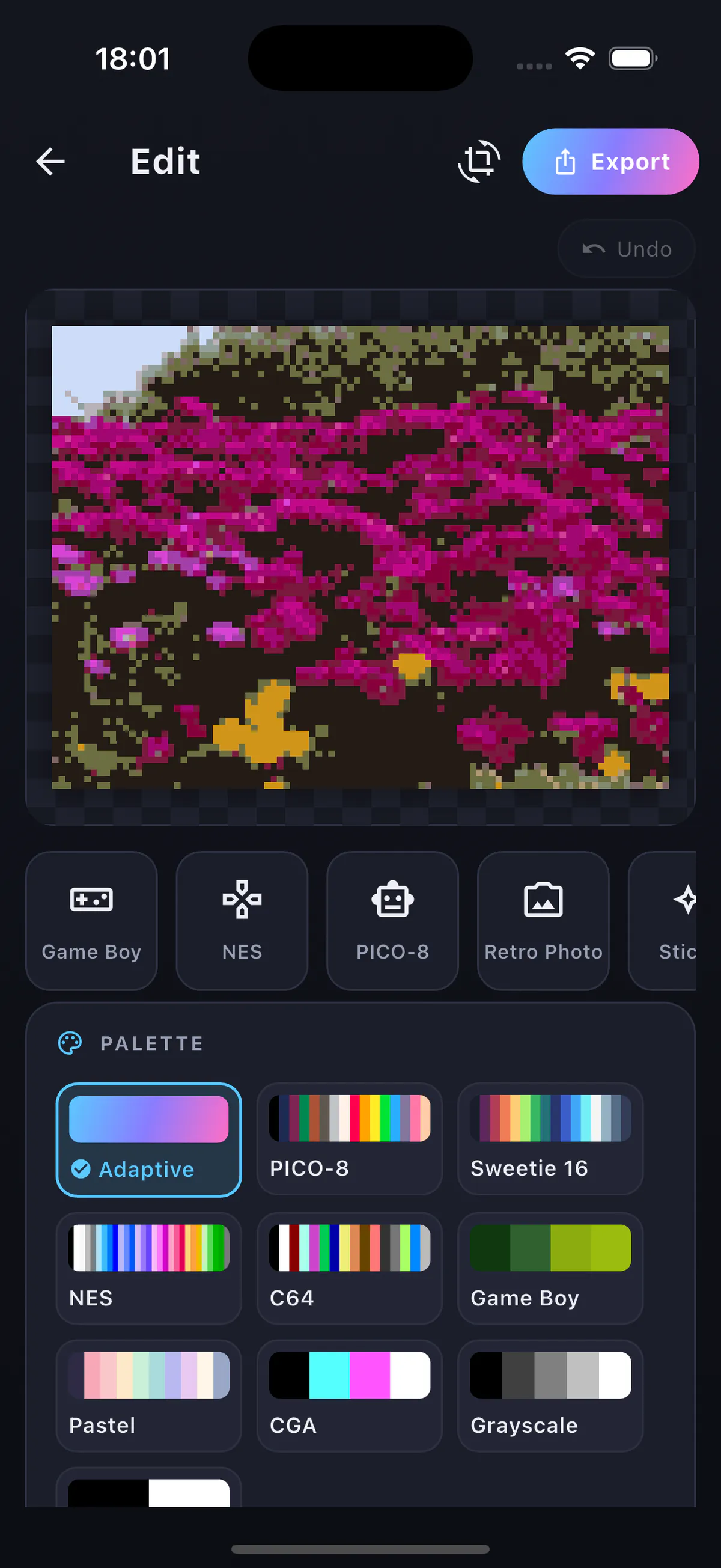 PixelIt interface 2